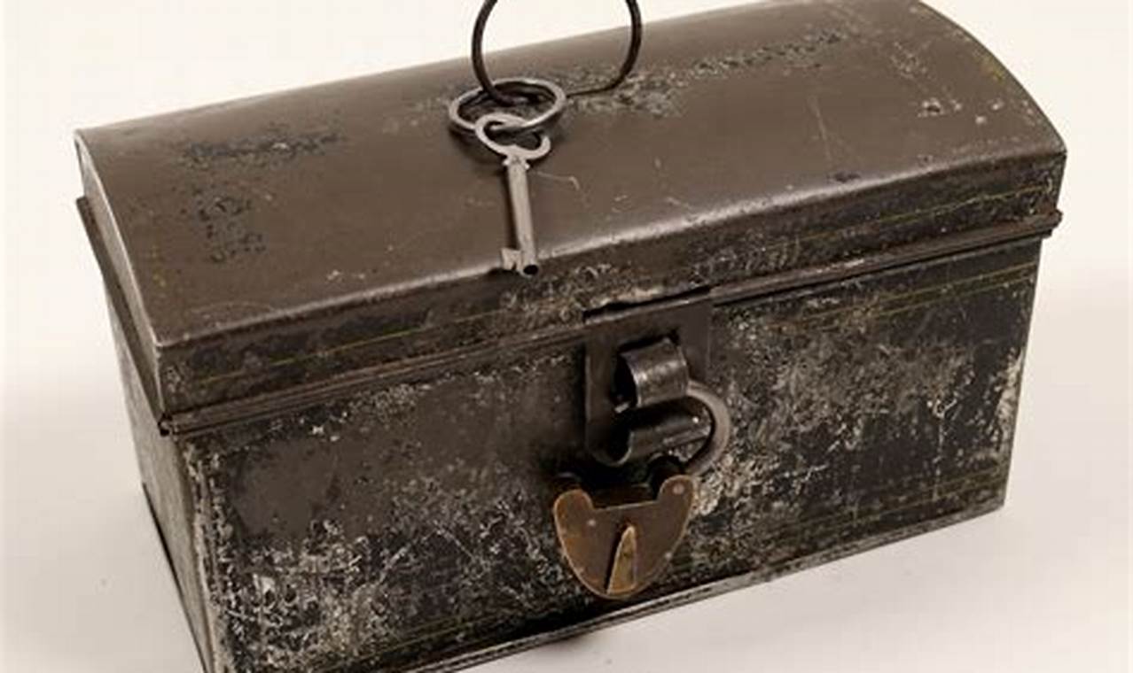 Buy Antique Vintage Metal Tin Box - Collectible Tins! | Vintage Treasures: Discover Rare Antiques, Collectibles & Retro Finds