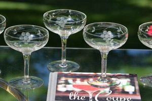 Elegant Etched Vintage Champagne Glasses: A Timeless Toast | Vintage Treasures: Discover Rare Antiques, Collectibles & Retro Finds
