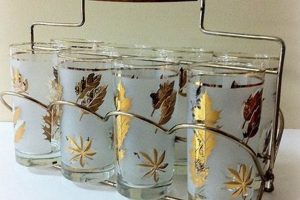 Gilded Elegance: Vintage Glassware with Gold Leaves Collection Vintage Treasures: Discover Rare Antiques, Collectibles & Retro Finds Gilded Elegance: Vintage Glassware with Gold Leaves Collection | Vintage Treasures: Discover Rare Antiques, Collectibles & Retro Finds