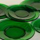 Buy Vintage Green Glass Plates: Rare & Collectible! | Vintage Treasures: Discover Rare Antiques, Collectibles & Retro Finds