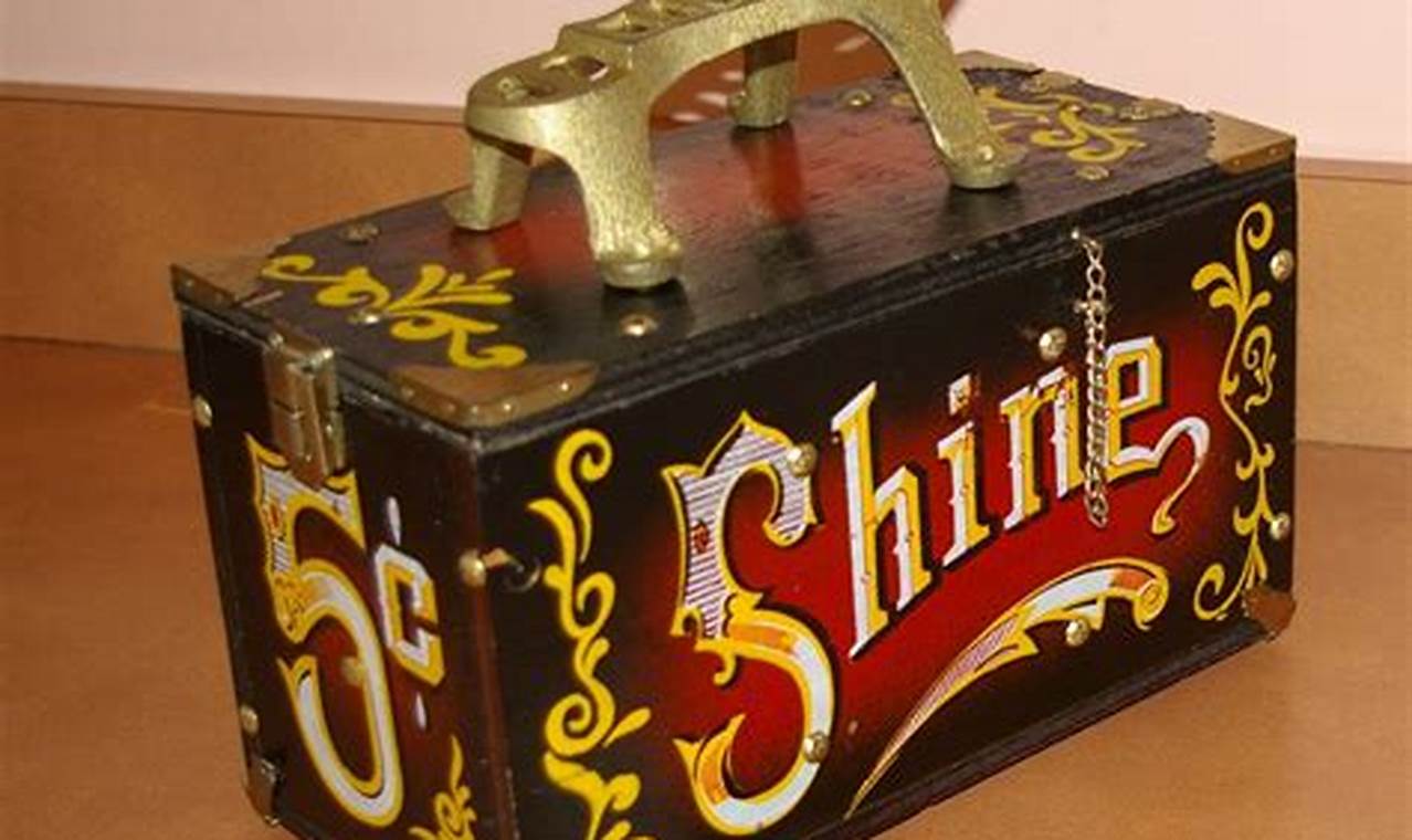 Antique Shoe Shine Box Vintage Finds + Values | Vintage Treasures: Discover Rare Antiques, Collectibles & Retro Finds