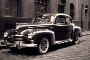 Timeless: Black and White Vintage Car Street Photos Art | Vintage Treasures: Discover Rare Antiques, Collectibles & Retro Finds