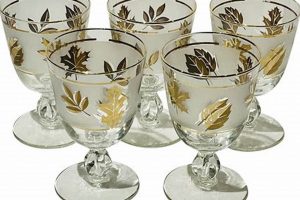 Gilded Elegance: Vintage Libbey Gold Leaf Glassware Decor Vintage Treasures: Discover Rare Antiques, Collectibles & Retro Finds Gilded Elegance: Vintage Libbey Gold Leaf Glassware Decor | Vintage Treasures: Discover Rare Antiques, Collectibles & Retro Finds