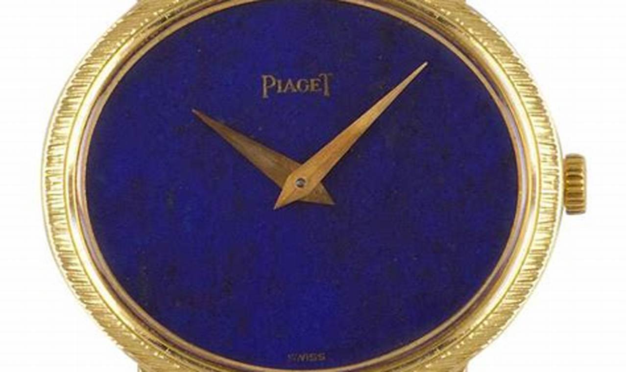 Timeless Elegance: Piaget 18k Gold Vintage Watch | Vintage Treasures: Discover Rare Antiques, Collectibles & Retro Finds