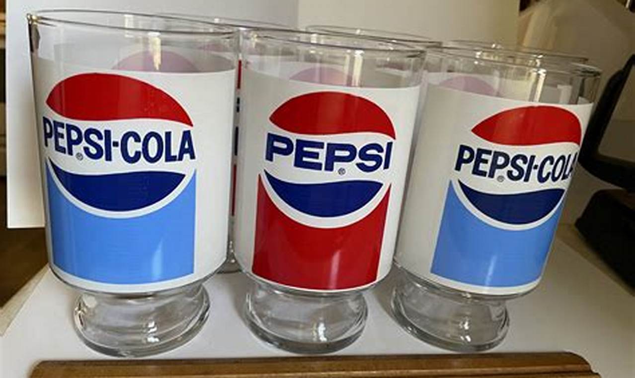 Collecting Pepsi Cola Vintage Glasses: A Collector's Guide | Vintage Treasures: Discover Rare Antiques, Collectibles & Retro Finds