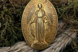 Antique Charm: Vintage Gold Miraculous Medal, Rare Find | Vintage Treasures: Discover Rare Antiques, Collectibles & Retro Finds