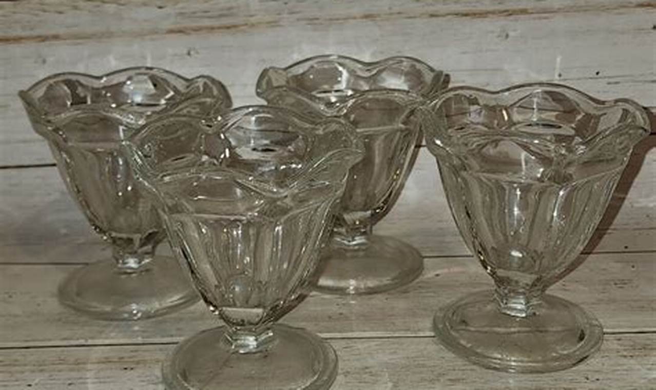Collectible Vintage Glass Sundae Dishes: Nostalgia & Style | Vintage Treasures: Discover Rare Antiques, Collectibles & Retro Finds