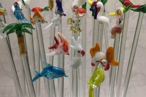 Retro Charm: Vintage Glass Stir Sticks History & Value | Vintage Treasures: Discover Rare Antiques, Collectibles & Retro Finds