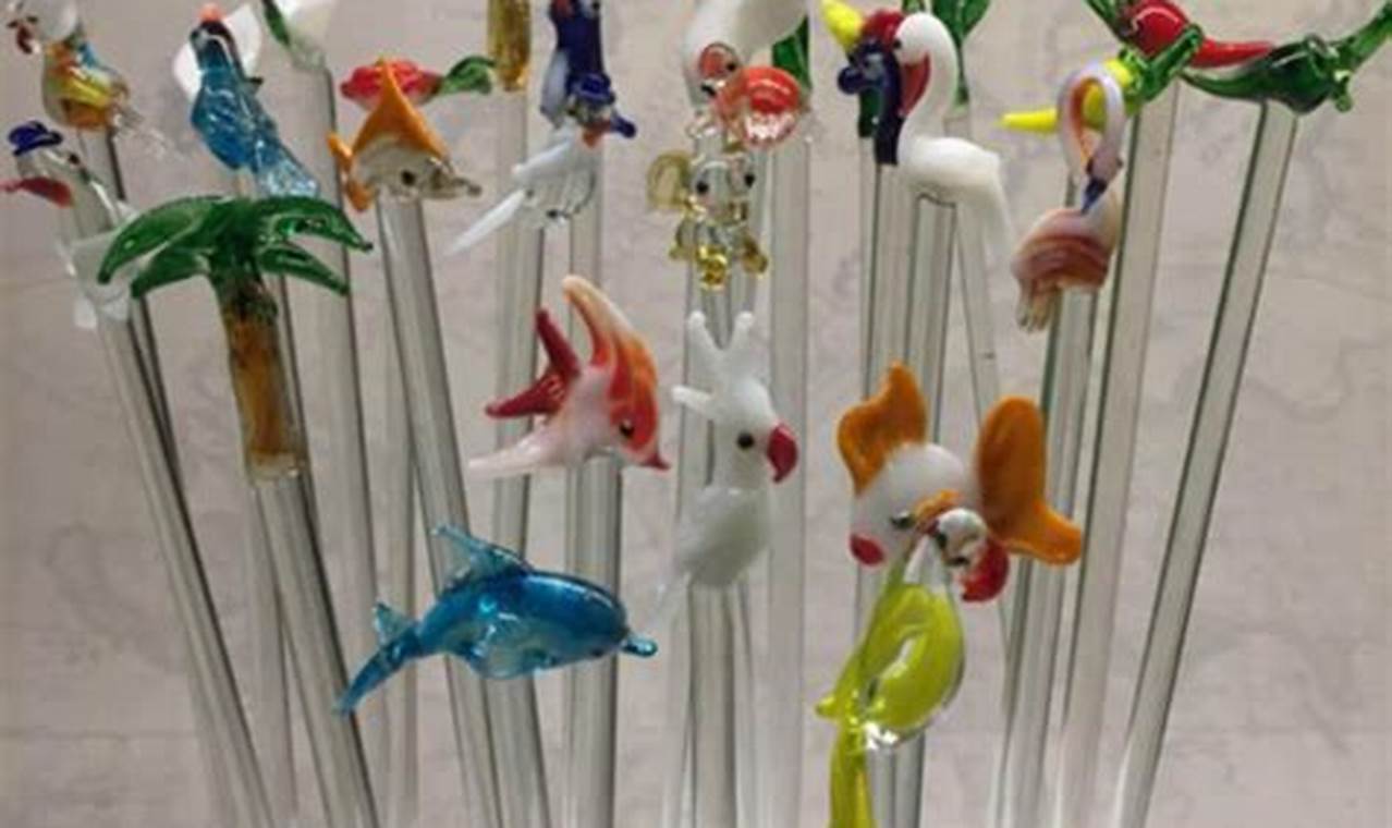 Retro Charm: Vintage Glass Stir Sticks History & Value | Vintage Treasures: Discover Rare Antiques, Collectibles & Retro Finds