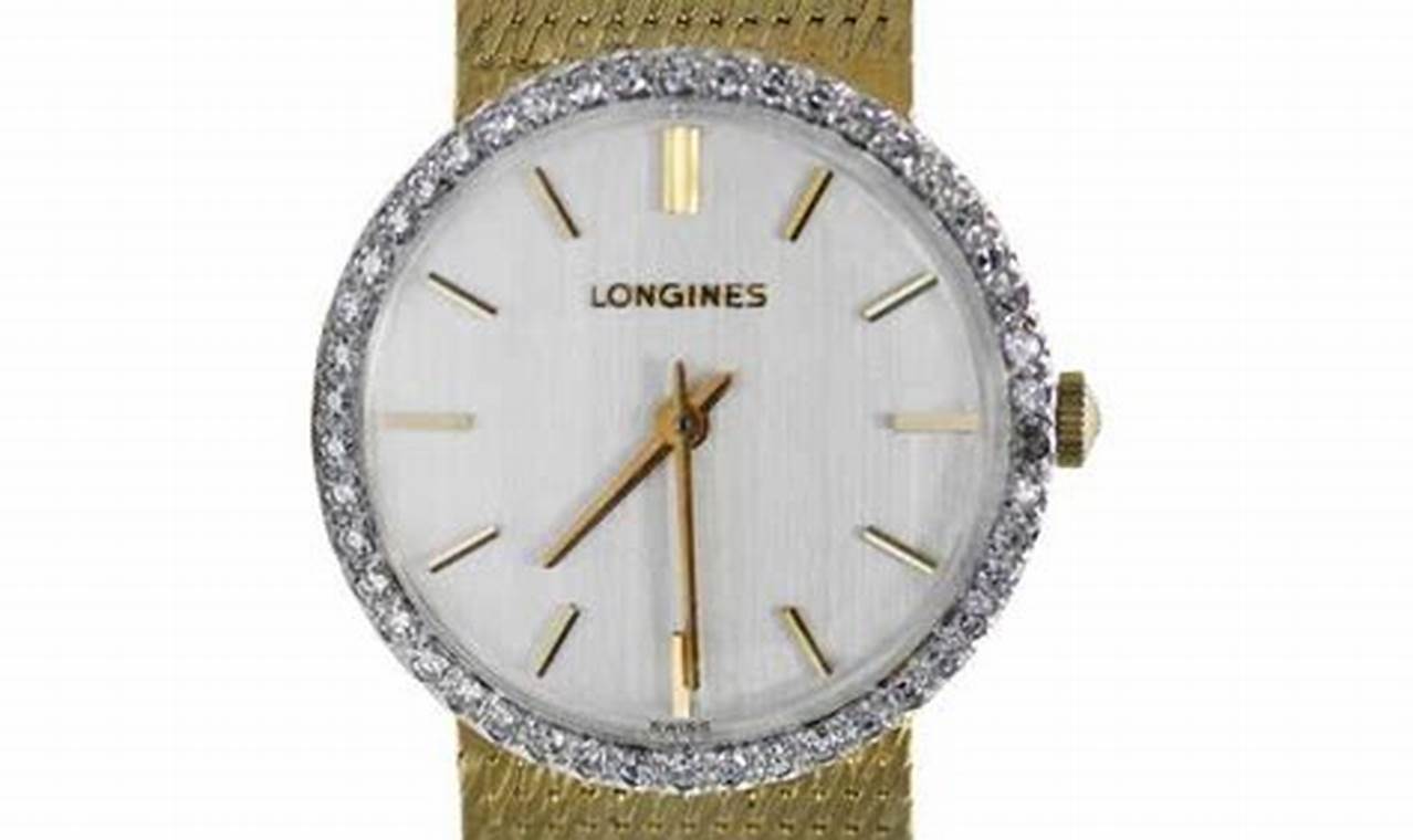 Buy a Classic: Vintage Longines Gold Diamond Watch For Sale | Vintage Treasures: Discover Rare Antiques, Collectibles & Retro Finds