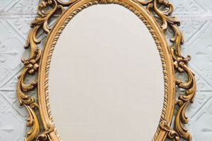 Shine: Oval Vintage Gold Mirror Decor + Ideas | Vintage Treasures: Discover Rare Antiques, Collectibles & Retro Finds