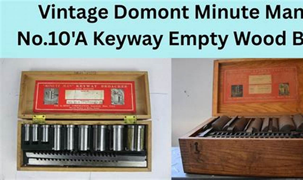 Vintage Domont Broach Set: No. 10'A Keyway Treasure Vintage Treasures: Discover Rare Antiques, Collectibles & Retro Finds Vintage Domont Broach Set: No. 10'A Keyway Treasure | Vintage Treasures: Discover Rare Antiques, Collectibles & Retro Finds