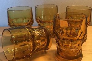 Discover Beautiful Vintage Amber Glasses Today! | Vintage Treasures: Discover Rare Antiques, Collectibles & Retro Finds
