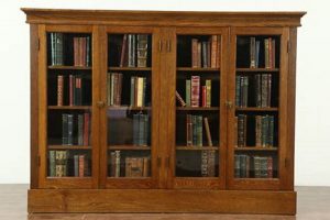 Timeless Vintage Bookshelf with Glass Doors: A Classic Find | Vintage Treasures: Discover Rare Antiques, Collectibles & Retro Finds