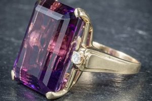 Timeless Beauty: Amethyst Gold Ring Vintage Finds Vintage Treasures: Discover Rare Antiques, Collectibles & Retro Finds Timeless Beauty: Amethyst Gold Ring Vintage Finds | Vintage Treasures: Discover Rare Antiques, Collectibles & Retro Finds