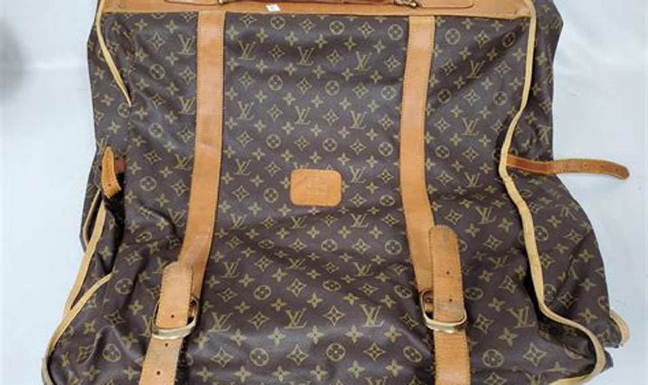 Own a Piece of History: Louis Vuitton Vintage Garment Bag | Vintage Treasures: Discover Rare Antiques, Collectibles & Retro Finds