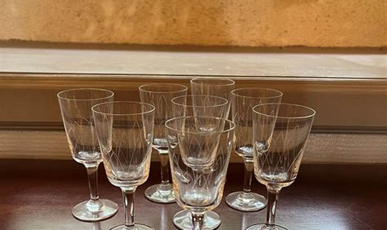 Buy Antique Vintage French Wine Glasses: Timeless Elegance | Vintage Treasures: Discover Rare Antiques, Collectibles & Retro Finds