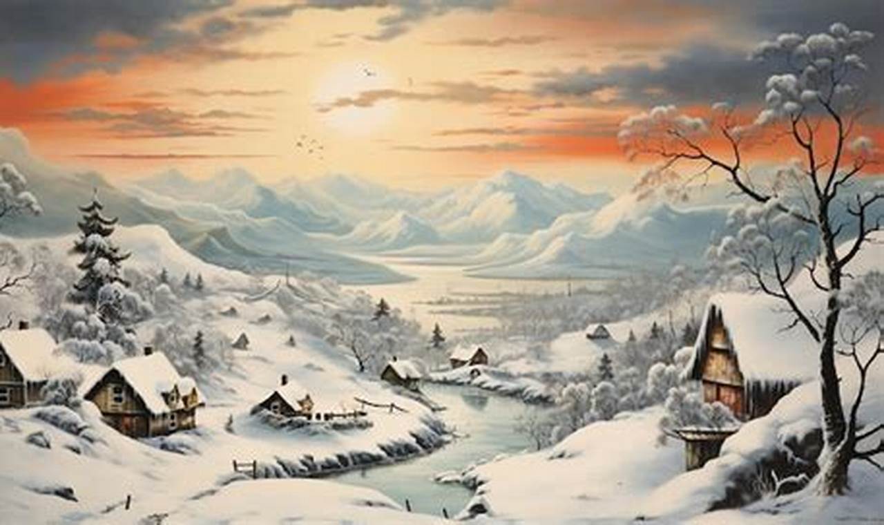 Discover Winterscape Vintage Art: Timeless Beauty | Vintage Treasures: Discover Rare Antiques, Collectibles & Retro Finds