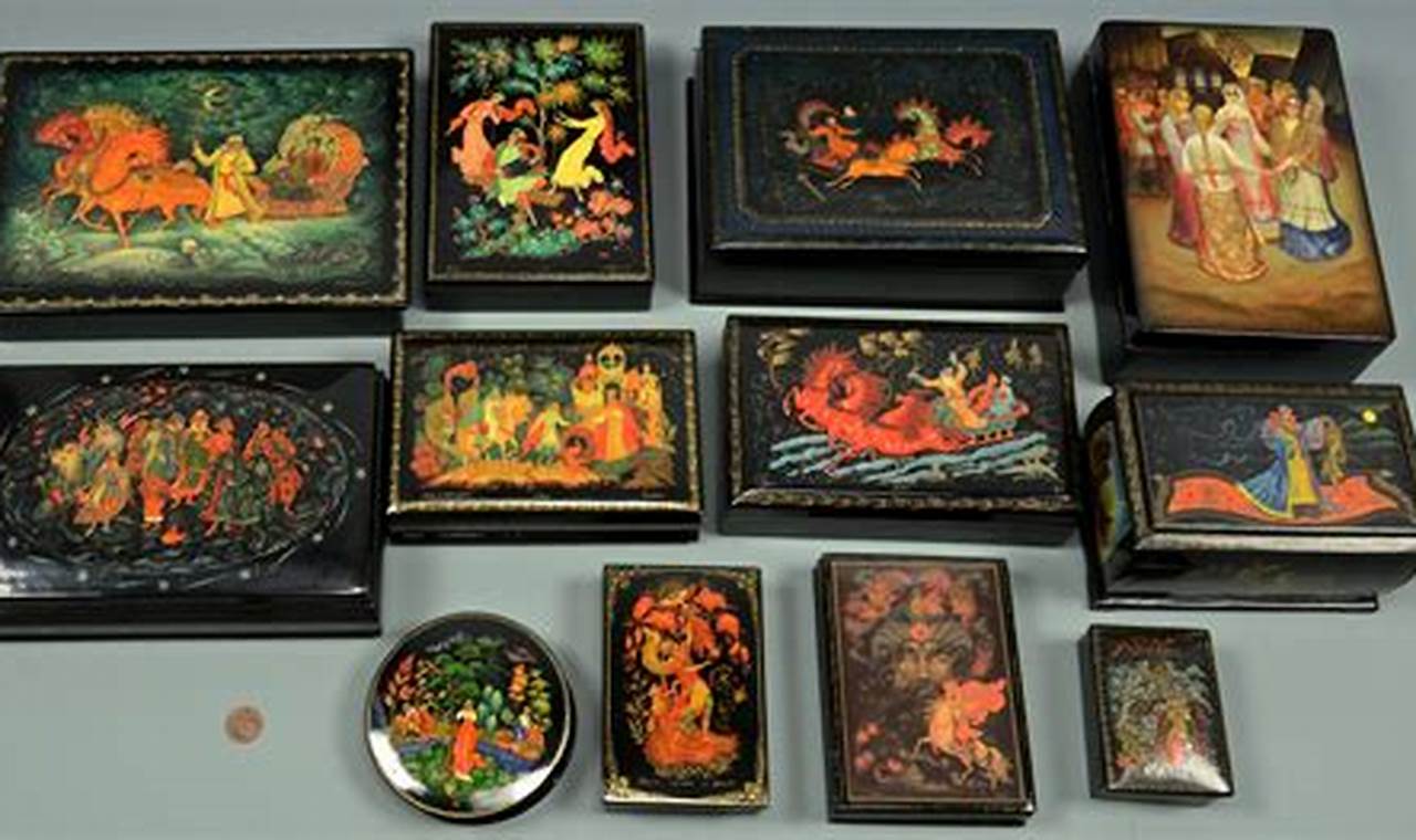 Discover Authentic Vintage Russian Lacquer Boxes Collection | Vintage Treasures: Discover Rare Antiques, Collectibles & Retro Finds