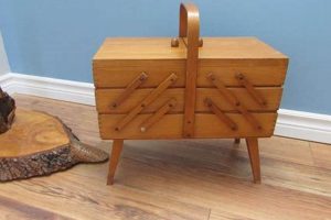 Shop Classic Vintage Sewing Box with Legs - Storage & Style! | Vintage Treasures: Discover Rare Antiques, Collectibles & Retro Finds
