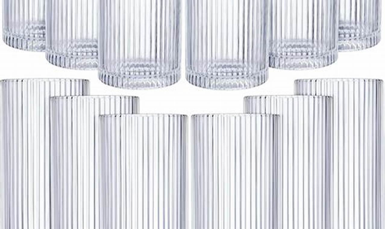 Ribbed Glass Charm: Shop Vintage Ribbed Drinking Glasses Today! | Vintage Treasures: Discover Rare Antiques, Collectibles & Retro Finds