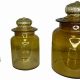 Shop Beautiful Vintage Amber Glass Canisters Today! | Vintage Treasures: Discover Rare Antiques, Collectibles & Retro Finds