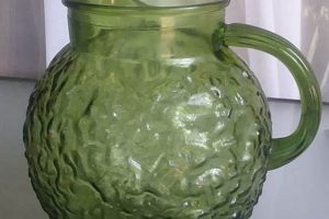 Buy Vintage Green Glass Pitcher: Styles & Values | Vintage Treasures: Discover Rare Antiques, Collectibles & Retro Finds