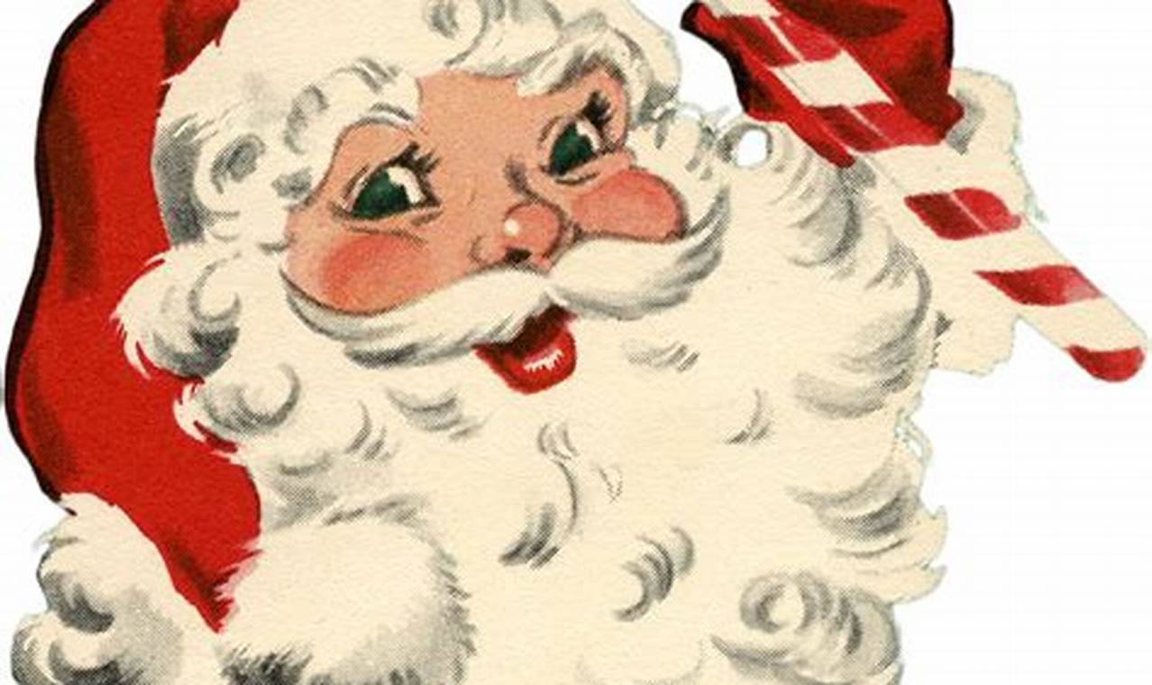 Nostalgic Santa Vintage Clip Art: Festive Oldies | Vintage Treasures: Discover Rare Antiques, Collectibles & Retro Finds