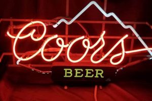 Buy Antique Coors Light Neon Sign: A Vintage Treasure | Vintage Treasures: Discover Rare Antiques, Collectibles & Retro Finds