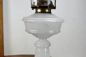 Antique Vintage Milk Glass Oil Lamp Guide &amp; Value | Vintage Treasures: Discover Rare Antiques, Collectibles & Retro Finds