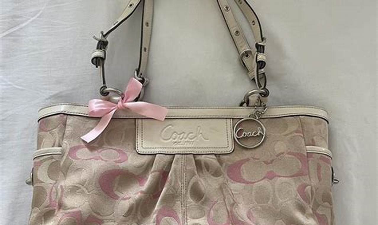 Shop Timeless Pink Vintage Coach Bags: Styles & More | Vintage Treasures: Discover Rare Antiques, Collectibles & Retro Finds