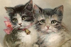 Purrfect Cat Vintage Art: Prints & More! | Vintage Treasures: Discover Rare Antiques, Collectibles & Retro Finds