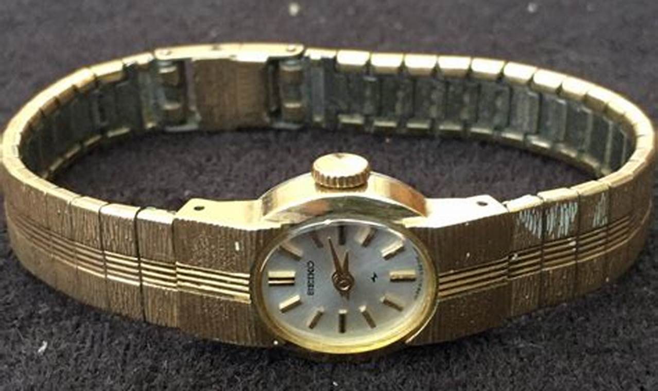 Timeless Gold: Vintage Ladies Gold Seiko Watch Beauty | Vintage Treasures: Discover Rare Antiques, Collectibles & Retro Finds