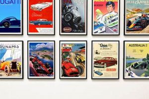 Drive Nostalgia: Vintage Car Posters For Collectors | Vintage Treasures: Discover Rare Antiques, Collectibles & Retro Finds