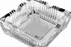 Retro Chic: Vintage Square Glass Ashtray Collectibles | Vintage Treasures: Discover Rare Antiques, Collectibles & Retro Finds