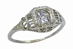 Timeless White Gold Engagement Rings: Vintage Styles & More! | Vintage Treasures: Discover Rare Antiques, Collectibles & Retro Finds