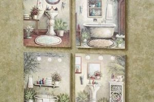 Retro Charm: Vintage Wall Art Bathroom Decor Ideas | Vintage Treasures: Discover Rare Antiques, Collectibles & Retro Finds