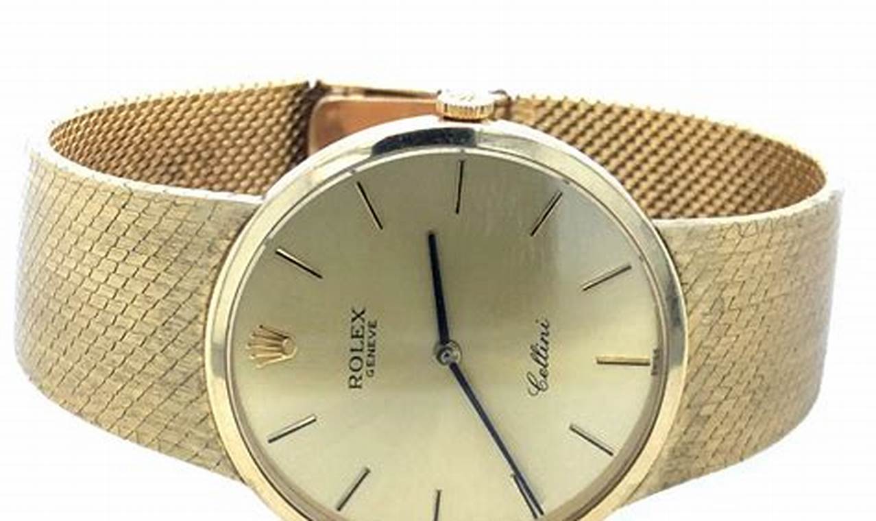 Buy a Rolex Cellini Gold Vintage: Timeless Elegance | Vintage Treasures: Discover Rare Antiques, Collectibles & Retro Finds