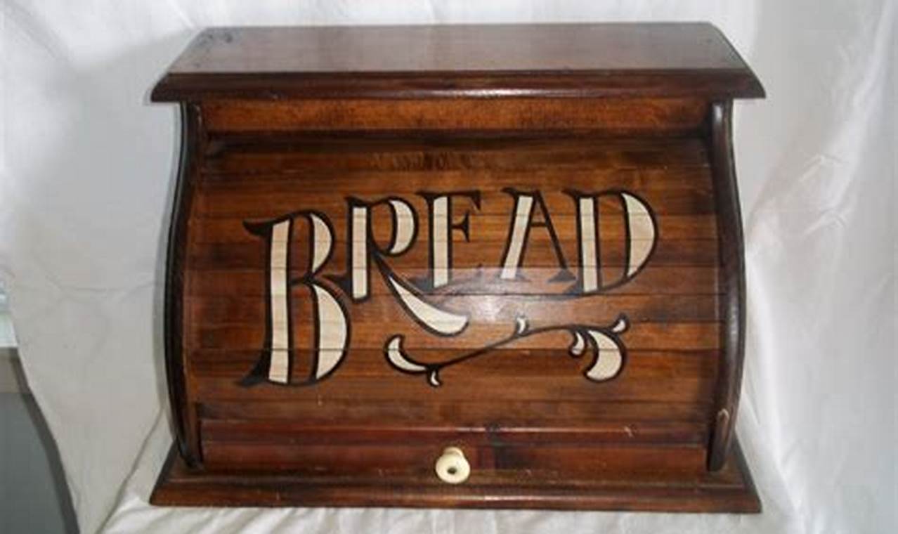 Shop Rustic: Vintage Wood Bread Box &amp; More! | Vintage Treasures: Discover Rare Antiques, Collectibles & Retro Finds