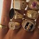 Bold Style: Vintage Chunky Gold Rings &amp; More | Vintage Treasures: Discover Rare Antiques, Collectibles & Retro Finds