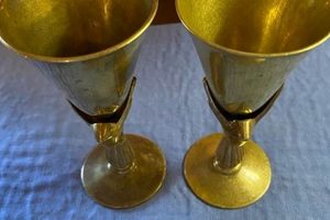 Antique Charm: Vintage Brass Goblets for Sale Now | Vintage Treasures: Discover Rare Antiques, Collectibles & Retro Finds