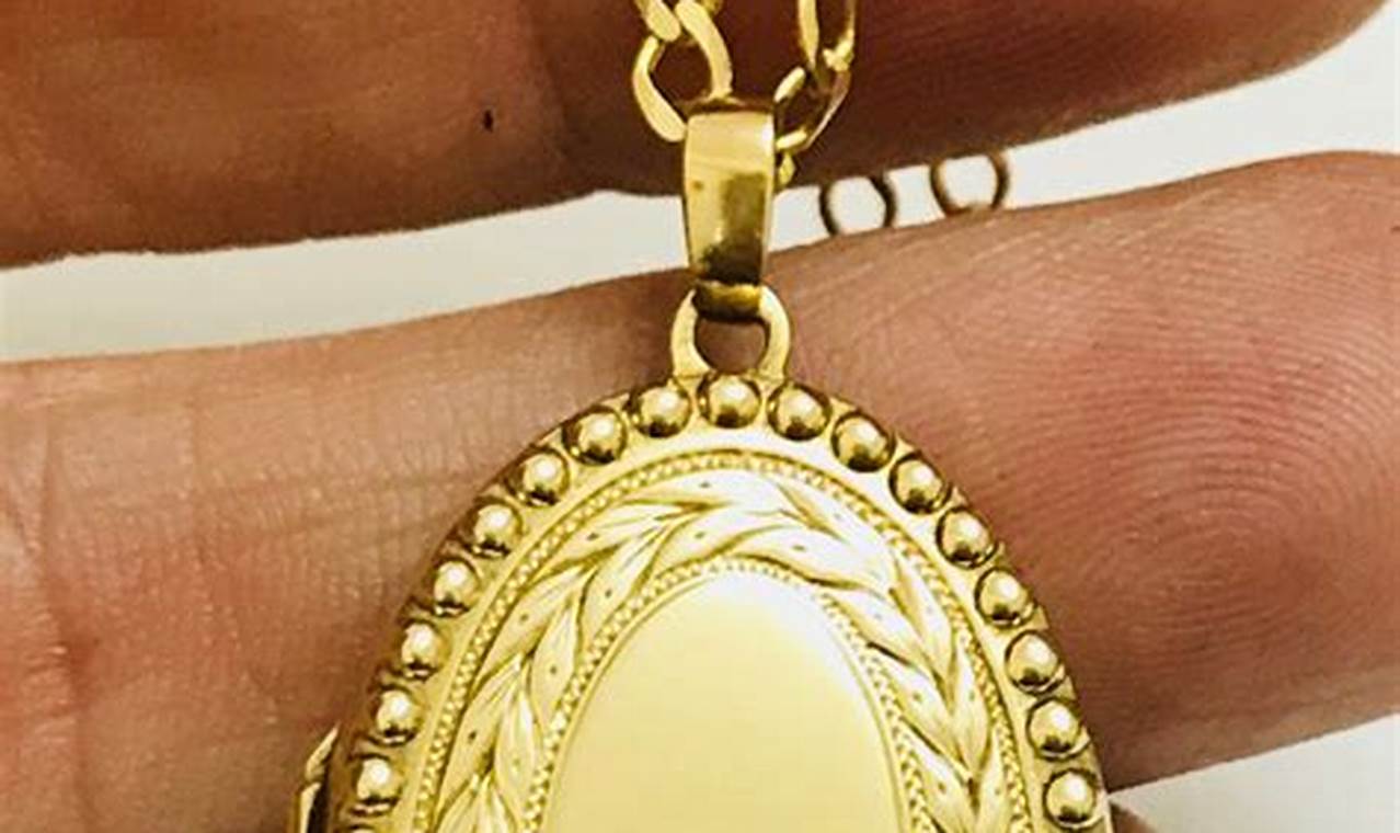 Timeless Treasures: Vintage Locket Necklace Gold Charm | Vintage Treasures: Discover Rare Antiques, Collectibles & Retro Finds