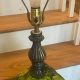 Illuminate with Retro Style: Mid Century Green Glass Lamp | Vintage Treasures: Discover Rare Antiques, Collectibles & Retro Finds