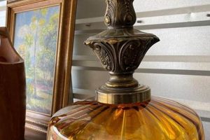 Shop Amber Glass Lamp Vintage: Retro Lighting | Vintage Treasures: Discover Rare Antiques, Collectibles & Retro Finds