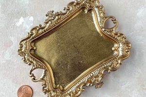 Gleaming Vintage Gold Tray: Decor & More! | Vintage Treasures: Discover Rare Antiques, Collectibles & Retro Finds