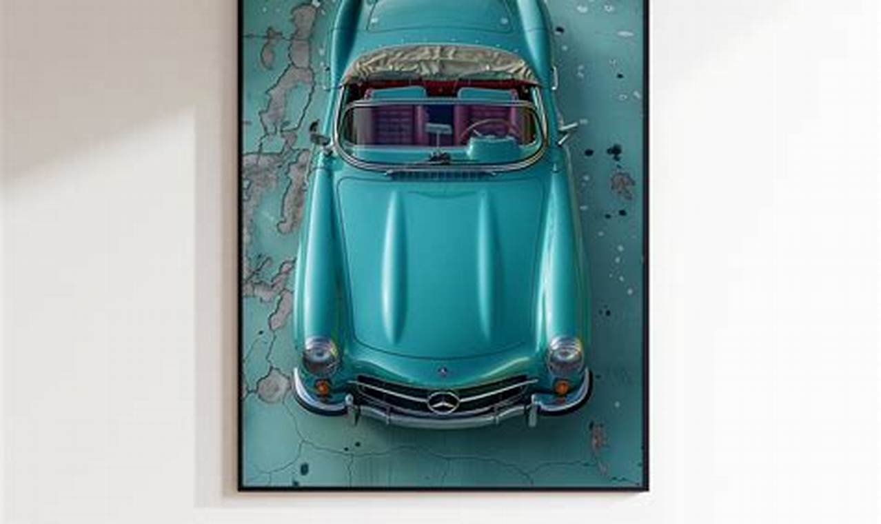 Drive Nostalgia: Vintage Automotive Wall Art Decor | Vintage Treasures: Discover Rare Antiques, Collectibles & Retro Finds