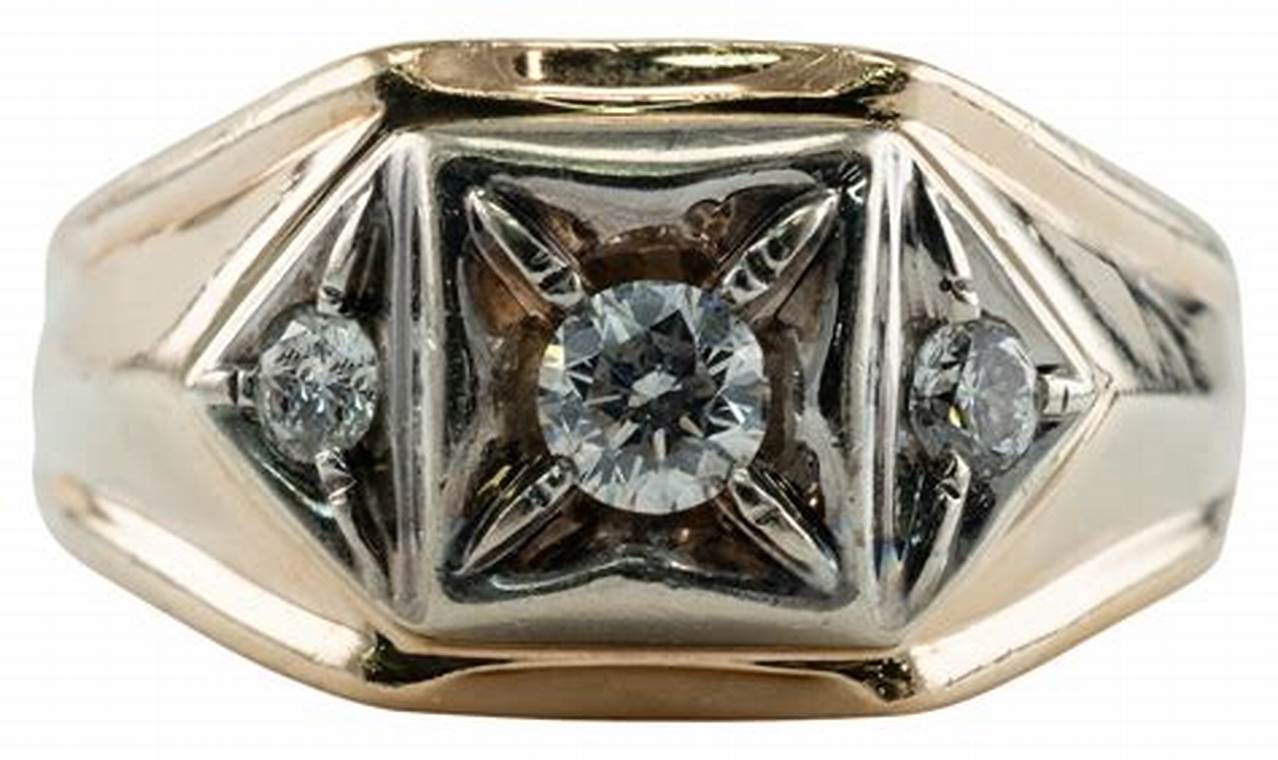 Timeless Style: Vintage Mens 14k Gold Rings For Sale | Vintage Treasures: Discover Rare Antiques, Collectibles & Retro Finds