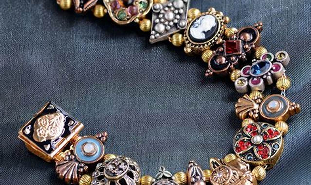 Shop Timeless Vintage Bracelets Gold Styles &amp; More | Vintage Treasures: Discover Rare Antiques, Collectibles & Retro Finds