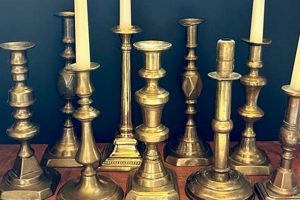 Buy Vintage Solid Brass Candlesticks: Decor & Collectibles | Vintage Treasures: Discover Rare Antiques, Collectibles & Retro Finds