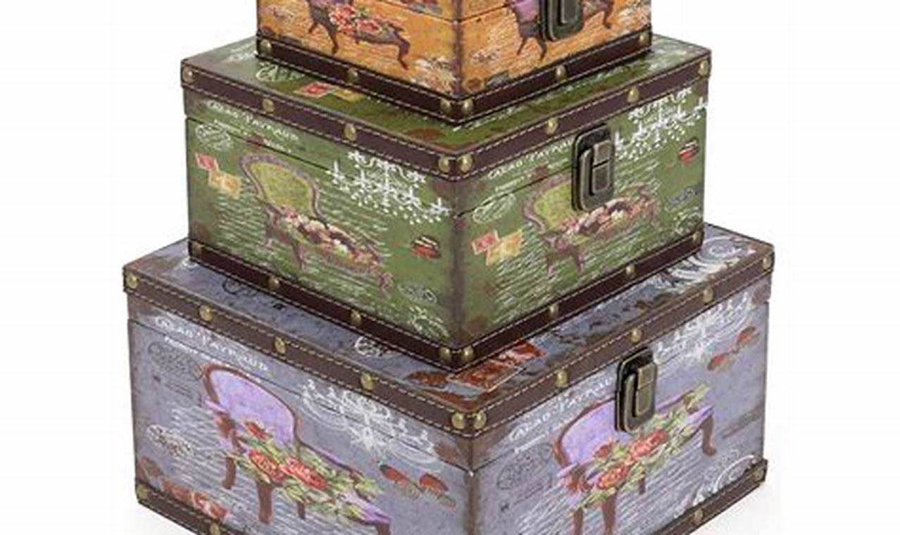 Timeless Treasures: Vintage Storage Box Charm | Vintage Treasures: Discover Rare Antiques, Collectibles & Retro Finds